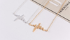 Heart Beat Pendant Necklace
