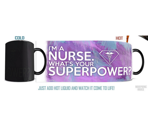 Superpower Nurse Morphing Coffee Mugs