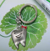 Stainless Steel Tooth Model Shape Key Chains