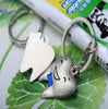 Stainless Steel Tooth Model Shape Key Chains