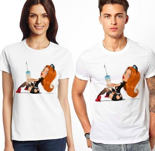 Inspired Nurse T-shirt Dont Afraid Needle Anymore T Shirt