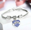 Nurse Bracelet Full Crystal Adorned Heart Shape