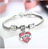 Nurse Bracelet Full Crystal Adorned Heart Shape