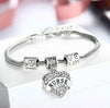 Nurse Bracelet Full Crystal Adorned Heart Shape