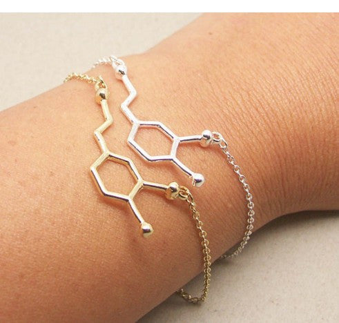 Hormone Dopamine Molecule Bracelets