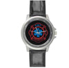 EMT Firefighter Maltese Cross Leather Strap Watch