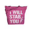 Nursing Bags I Will Stab You Nurse Totes