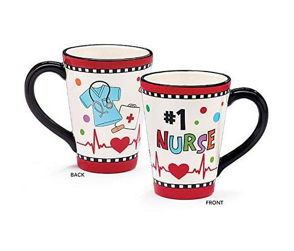 Number One #1 Nurse Ceramic Mug