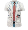 Men's White Doctor Costume T-shirt
